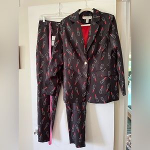 Liquorish lipstick suit NWT